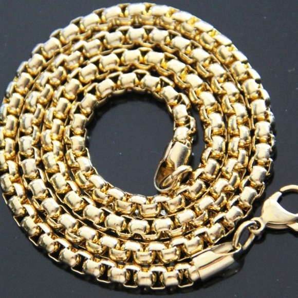 Rocky Boxing Glove Pendant & 24" Round Box Chain Necklace - Picture 4 of 6